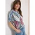 Cecil Dames Hoodie shirt met print in Groen