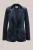 WE Fashion – Dames slim fit velvet blazer – Slim Fit – Donkerblauw –