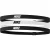 Nike Hoofdband in gemengde breedte (set van 3) (Zwart/Wit)
