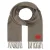 HUGO Sjaal  taupe / rood / zwart