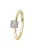 Lucardi Ring  goud / transparant