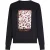 Karl Lagerfeld Floral Print Sweat Black