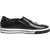 Dolce & Gabbana Zwarte Leren Signature Figures Sneakers Schoenen