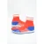 Dolce & Gabbana Heren Blauw Rode Sorrento Logo Sneakers Sokken Schoenen