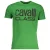 Cavalli Class Bold Zwart Logo Groene T-Shirt
