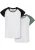 Urban Classics Shirt  kaki / zwart / wit