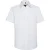 Russell Collection Heren Oxford Easy-Care Getailleerde Overhemd met Korte Mouwen (Wit)