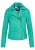 Dames Aqua Blue Classic Brando Biker leren jack – Broome