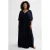 BEACHWAVE Curve crinkle strandjurk donkerblauw