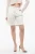 Dubbel geplooide stretch shorts in wit