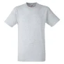 Fruit Of The Loom Heren Heavy Weight ® Katoenen T-shirt Korte Mouwen (Heather Grijs)