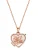 Hey Happiness Ketting ‘Cupid Heart Locket’  rose-goud