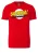 LOGOSHIRT Shirt ‘Bazinga’  geel / rood