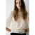 Mango kanten top – beige