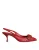 Gegarneerde Slingback Kitten Hakken
