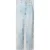 Jake*s Casual wide fit jeans met bloemrijke kanten afwerking