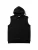 Kleidermafia Sweatshirt ‘Loose Fit Sleeveless Hoodie – Black’  zwart