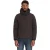 No Excess Jacket hooded short fit padded dark brown