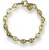 Bonnie Studios Armband Dames Bean Small Bracelet, Kleur: Goudkleurig