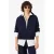 Lacoste bomberjack met wol – donkerblauw
