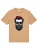 Watapparel Shirt ‘Hipster Skull’  beige / blauw / zwart / wit