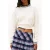 Tommy Hilfiger Boxy Flag Cable Sweater Ancient White