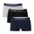 Bench Boys Lasek Logo Boxershort (Verpakking van 3) (Zwart/Marineblauw/Grijs)
