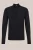 Fundamentals – Heren Slim fit trui van merinowol met quarter-zip – Slim Fit – Zwart – Merino wol –