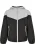 Urban Classics – 2Tone Tech Windrunner Kinder Jacket – Kids 122/128 – Grijs/Zwart