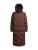 JACK1T Outdoorjas ‘ Black Star Extra Long Puffer Matt ‘  lichtbruin