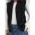 Cecil Dames Gilet met structuur en ritssluiting in Zwart