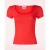 Frame Game katoenmix t-shirt in felrood