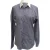 Gucci geruit overhemd met knoopsluiting in blauw en wit katoen