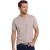 Casa Moda t-shirt effen beige katoen normale fit