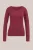 WE Fashion – Dames Second Skin T-shirt – Donkerrood –