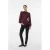 VERO MODA MATERNITY zwangerschaps trui donkerrood fijn gebreid