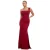 Damesjurk met plooi Goddiva Off The Shoulde Maxi