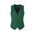 Slim Fit Effen Kleur Mode Vest Groen