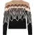 IZIA Jumper Dames Beige Veelkleurig