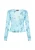 myMo ROCKS Blouse  lichtblauw / donkerblauw