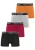 Felix Hardy Boxershorts  basaltgrijs / oranje / rood / zwart