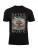 Cotton Prime Shirt ‘Retro Music’  donkergeel / smaragd / braam / zwart
