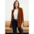 TRENDYOLMİLLA Dames Bruin Effen Lang Regular fit Blazers