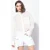 PINKO Saint Tropez Shorts Tela Paracadute Con Dettagli Sangallo Pu