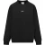 Slazenger Dames/Dames Effen Polycotton Crew Hals Trui (Zwart)