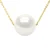 Ketting – Echte Cultiveerde Zoetwater Parel Ronde 9-10 mm