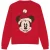 Disney Unisex mickey mouse kerstman gezicht sweatshirt voor volwassenen