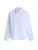 Samsøe Samsøe Blouse ‘Sarita’  lichtblauw / wit