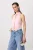 TRENDYOLMİLLA Dames Roze Dierenprint Kort Getailleerd Blouses