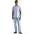 Gant Geborduurd Logo Heren Regular T-shirt met korte mouwen (Blauw)